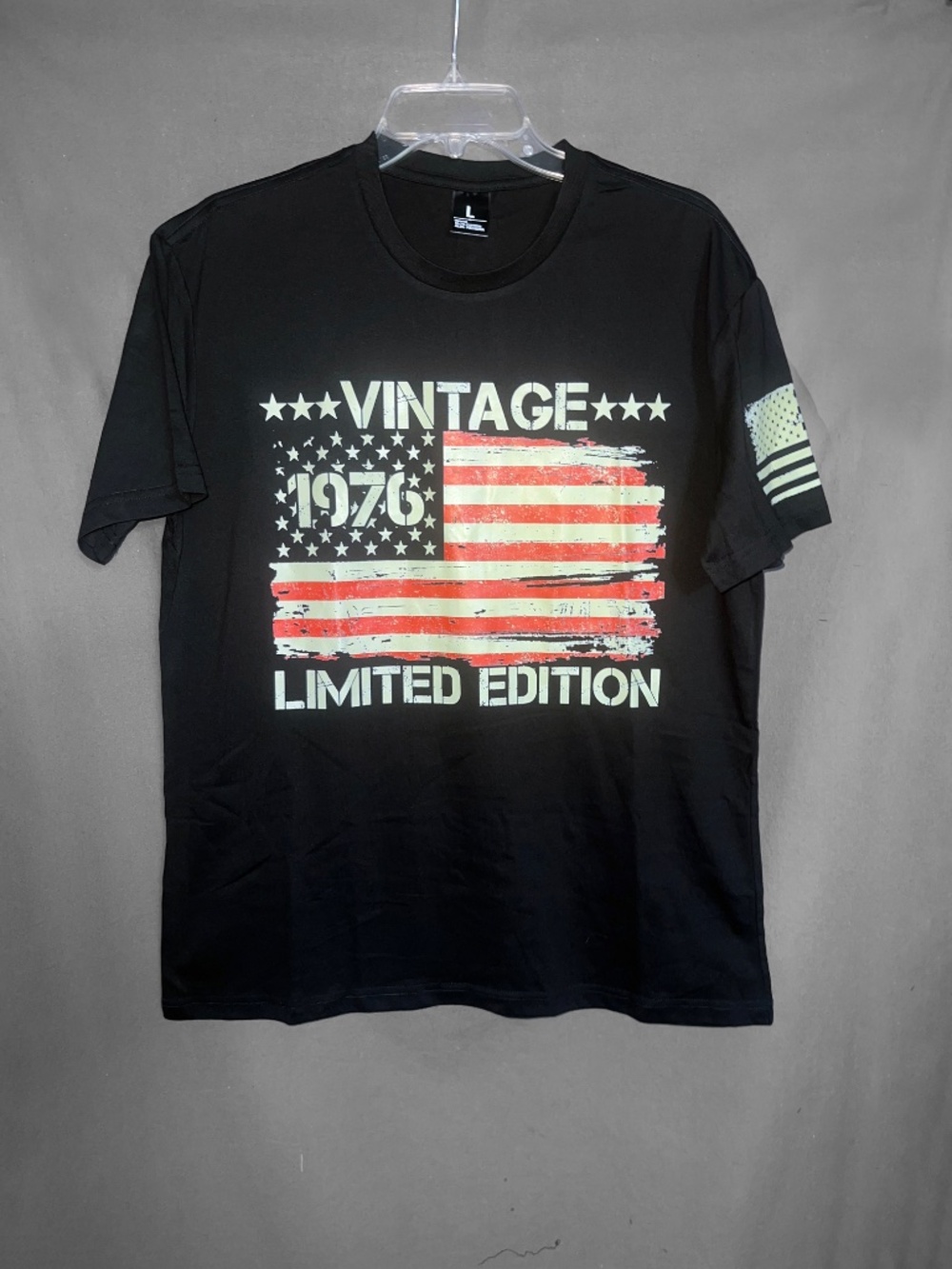 UNISEX "Vintage 1976" Black T-shirt